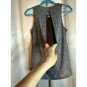 Lululemon Medium Gray Midback Cut Out Pit To Pit 16" Shoulder To Hem 24" Comfy!!